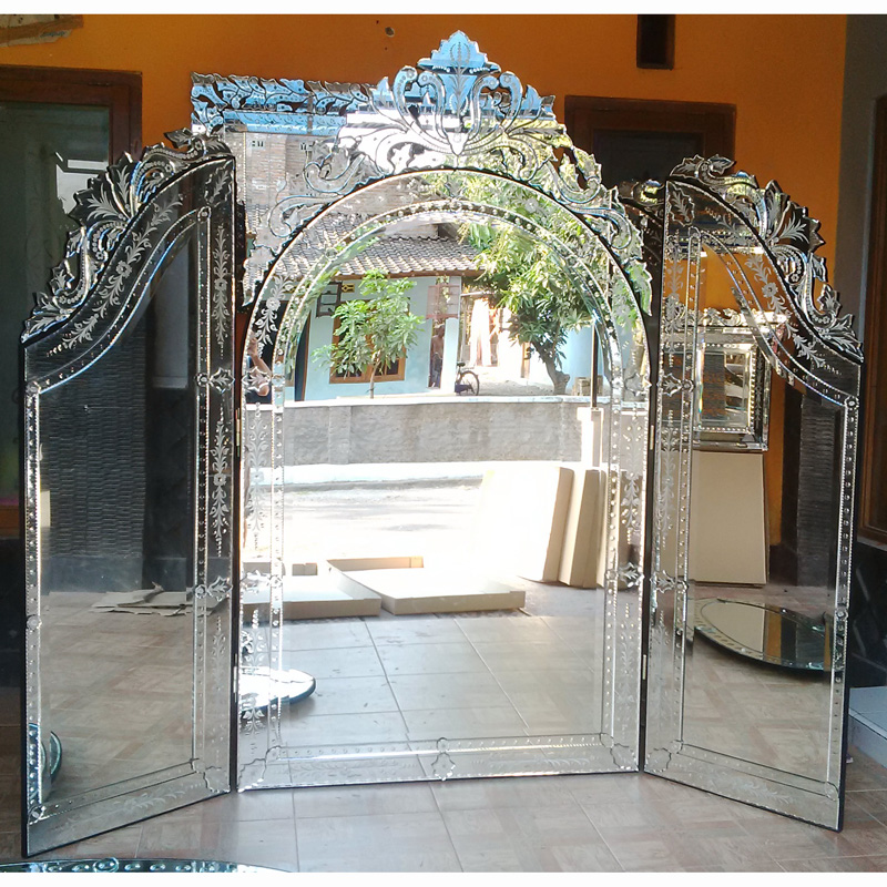 Tri Fold Venetian Mirror